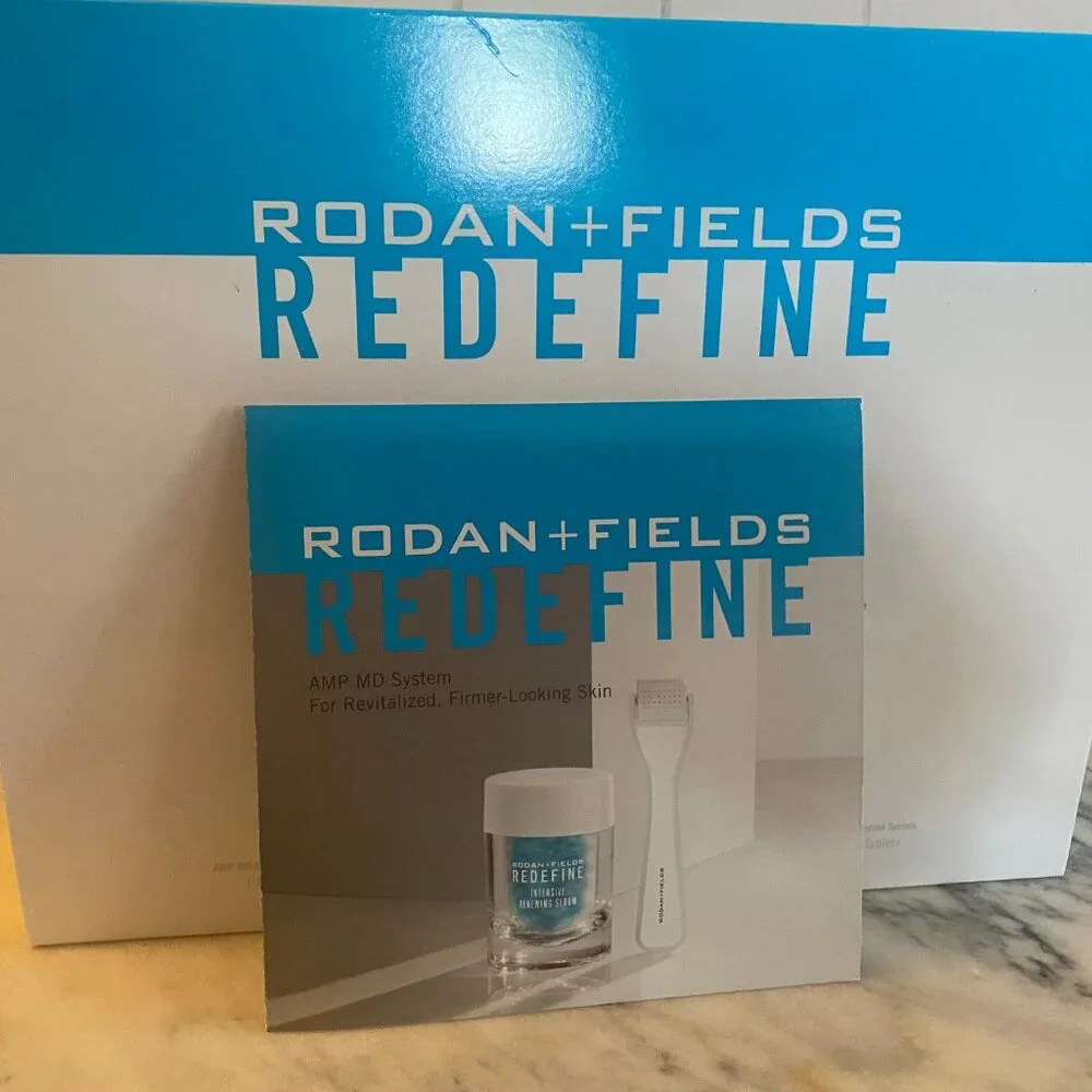 Rodan‎ + Fields Redefine AMP MD-Serum & Microexfoliating Roller & Cleanin…